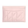 Coach Essential 11 Стеганый Кожаный Держатель для Карт с Металлическим Логотипом Женские Аксессуары Розовый CM434-B4B5
