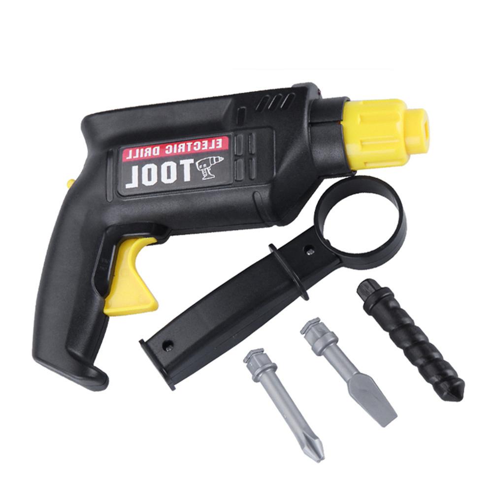 Имитация электрической дрели, инструмент для ремонта, модель, ролевые игры, детская игрушка в подарок для детей, игры для вечеринок, уличные игрушки