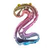 16-Inch Us Version Of Thin Body Digital Birthday Party Decoration Props Decoration Aluminum Film Balloon Digital