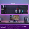 Черные настенные перфорированные панели с крючками для DIY-организации игровой комнаты