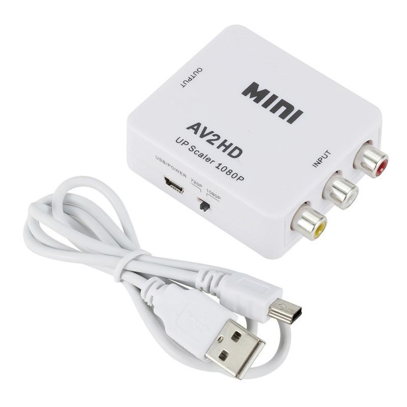 Конвертер AV в HDMI 1080P со звуком для ТВ/монитора