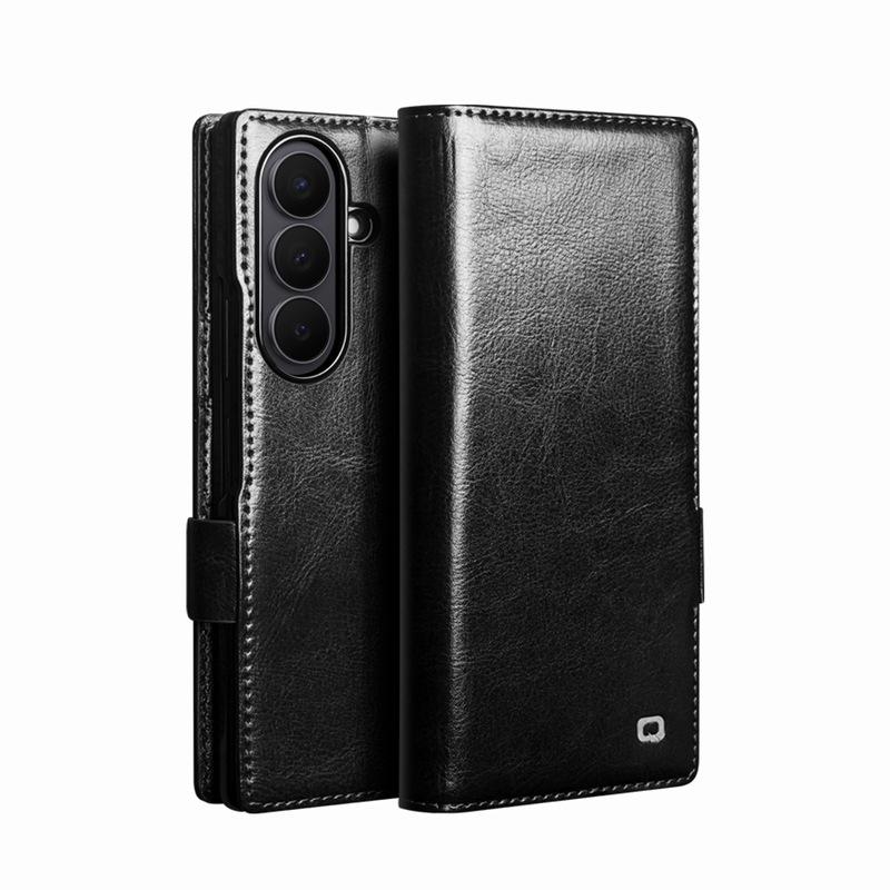 Оригинальный кожаный флип-кейс Qiali для Samsung Z Fold8 Ultra – Защита складного экрана с магнитной застежкой