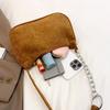 Corduroy Underarm Bag Casual Women Shoulder Bags Travel Armpit Shopping Pouch Phone Pouch Zipper Female Handbag Clutch