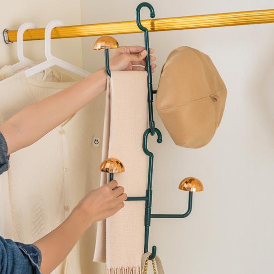 Подвесная стойка для шляп, держащая 3 шапки, не требующая установки пластиковая вешалка для дисплея, шапочка, бейсбольные кепки, парики, шарф, ювелирные изделия, шляпа, органайзер, крючок