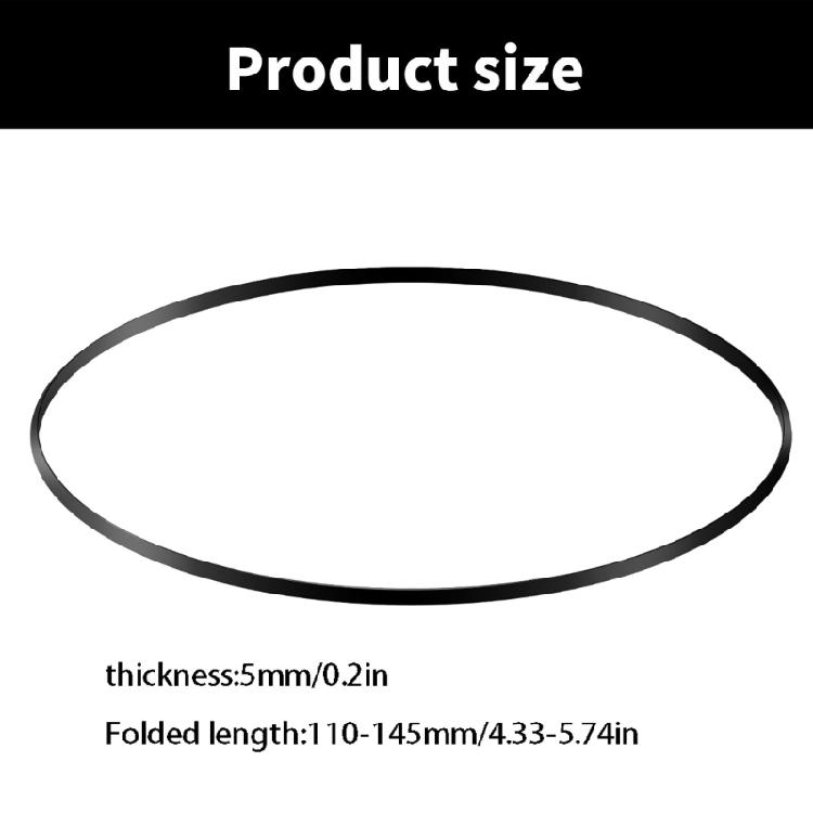 50 ШТ. Плоские Резиновые Приводные Ремни Для Ремонта Кассетного Механизма, Длины Между 110-145 ММ Ширина 5 ММ