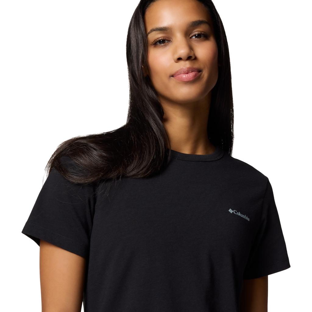 Columbia Sun Trek W SS II Tee, Womens Black T-shirt