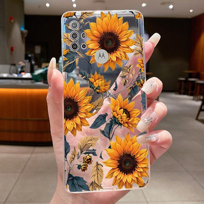 Case For Motorola Moto G30/G20/G10 Soft Silicone TPU Clear Shell Cute Rabbit Lamp Casing Anti-scratch Cover For Moto G30 G20 G10