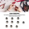 200pcs Ball End Seed Beads Smooth Round Partition Beads Beading Supplies  Necklace Making