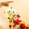2027 Год Козы Новогодний Подарок Мягкая Маленькая Овечка Плюшевый Подвеска Талисман Декор для Дома и Офиса Подарки