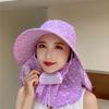 Face And Neck Sunhat Wide Brim UV Protection Hat Casual Summer Sunscreen  Outdoor