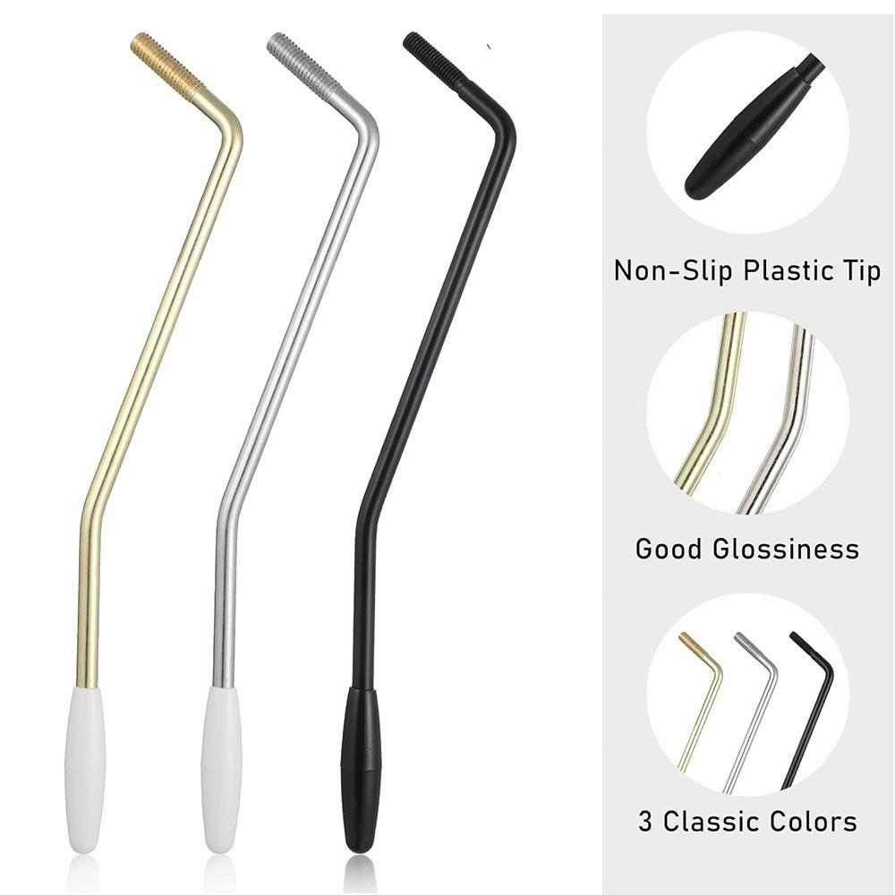 6Pcs/Set M5/6 Thread Guitar Vibrato Arm Threaded Metal Tremolo Arm Guitar Parts Replacement