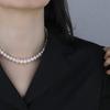 Mon Choix Silver Freshwater Pearl Necklace