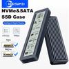 Корпус для M.2 SSD NVME SATA SSD 10 Гбит/с M.2 на USB Type C Интеллектуальный цифровой дисплей Внешний бокс-адаптер для SSD Поддержка UASP