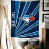 Toronto Blue Jays Wall Tapestry Aesthetic Wall Hanging Printed Fabric Blanket Decorative Tapestries for Bedroom Living Room Home Decor