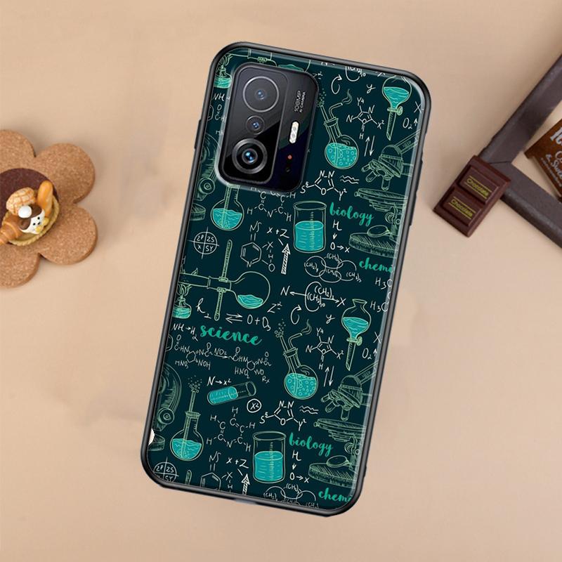 Vintage Seamless Chemistry Laboratory Case For Xiaomi 13 14 Ultra 11T 12T 13T 14T Pro POCO X7 Pro X3 X5 X6 F3 F5 F6 M6 Pro Cover