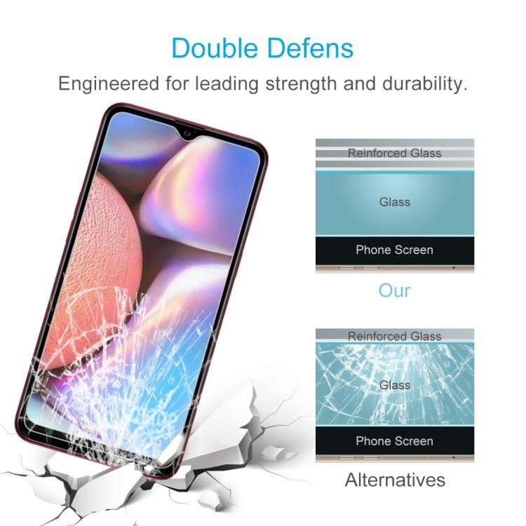 Закаленное стекло 0,26 мм 9H 2,5D для Galaxy A10s