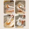 Pot Brush Ergonomic Long Handle Coconut Palm Bristles Cleaning Brush Multifunctional Kitchen Cleaning Tool