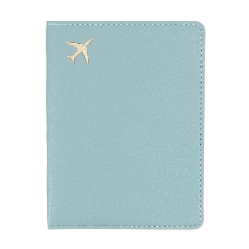 Набор ПУ обложек для паспорта Дорожный держатель для паспорта Чехол Держатель для билетов для бизнеса Простой узор самолета Портативная сумка для паспорта