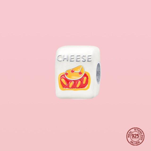 Подвеска из стерлингового серебра 925 пробы, очаровательные бусины для оригинального браслета Panjia, ожерелье, женские украшения