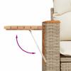 Garden Sofa Set 12 pcs Beige Poly Rattan