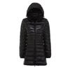 FASHION  Light Down Jacket Women's Medium  Long Fattened Plus Size Removable Cap Lightweight Ultra-thin Jacket Tide Clothes