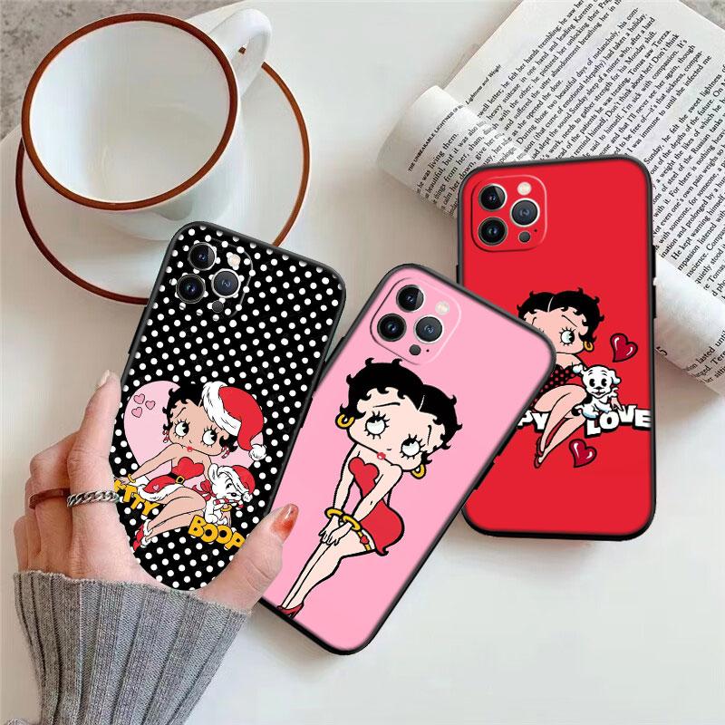 TR6 B-Bettys Art B-Boops Новый высококачественный чехол-ракушка для телефона Redmi Note 13 14 Pro+ Plus A3 A3X 13X 13C 13R 14S 14C 14R