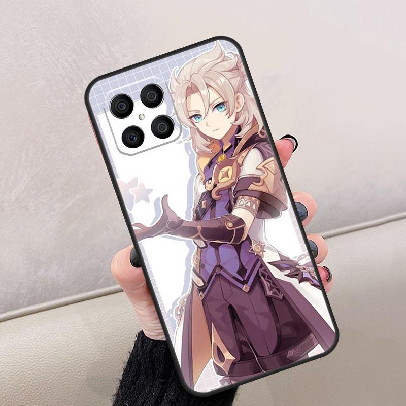 Genshin Impact Albedo For Honor Magic 8 7 5 6 Lite Чехол Для Honor 200 400 Pro X9d X9c X9b X9a X8c X8b 70 90 Win RT