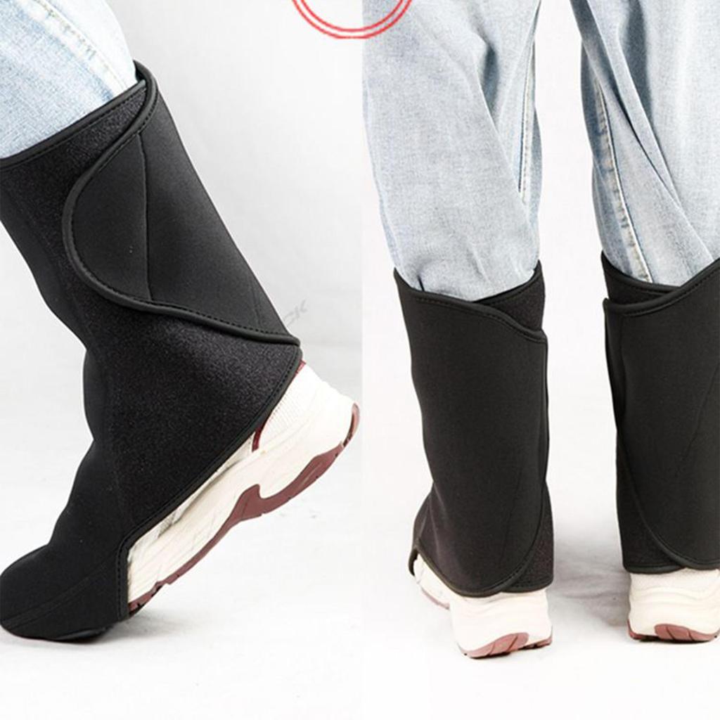 Bike Shoe Covers Winter Cycling Shoe Cover Fleece Warm Mountain Bike Overshoes Windproof Unisex Road Bicycle Shoes Cover