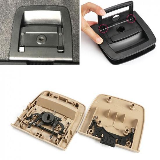 ABS Car Rear Trunk Mat Floor Carpet Handle Trim For BMW X5 E70 08-13 Black Beige