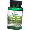 Гинкго с Винпоцетином, Ginkgo with Vinpocetine Standardized, 60капс (71280145)