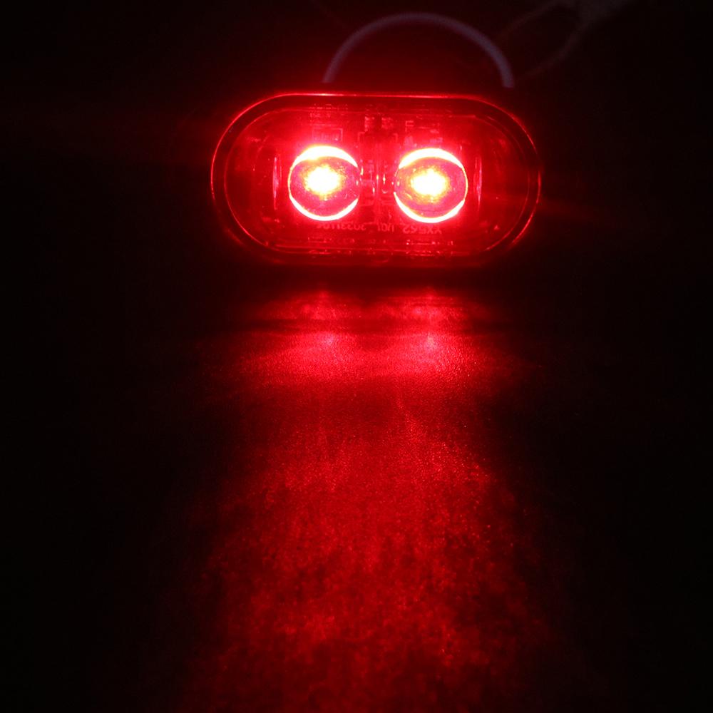 Автомобильный Стайлинг, боковые фонари, индикаторные задние фонари, 2 шт., автоаксессуары, 12 В-24 В, габаритные огни прицепа, 2 светодиодные сигнальные лампы для грузовиков