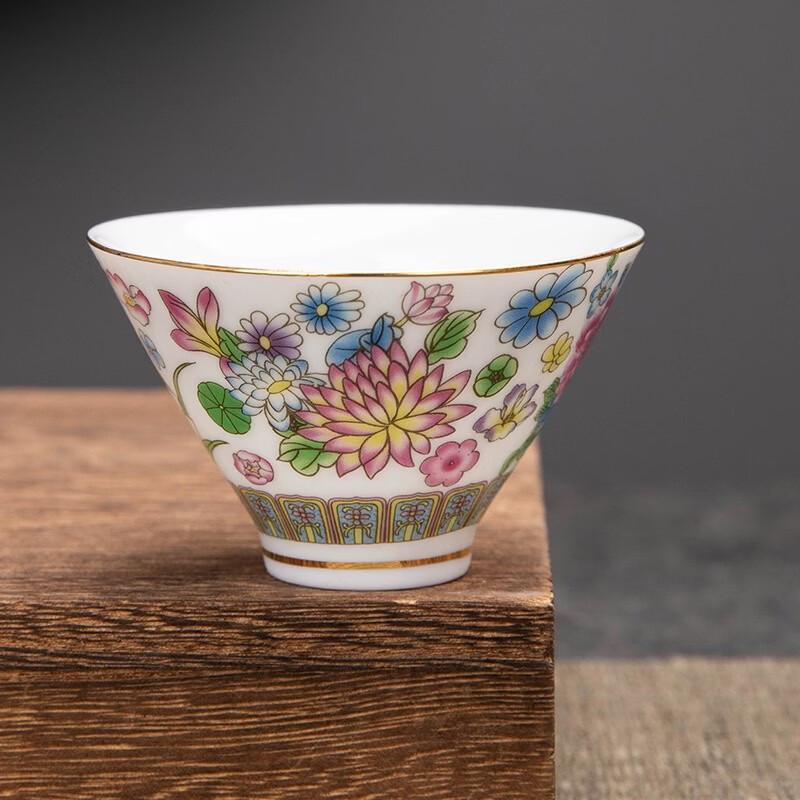 Эмалированная керамическая пиала для чая TIBORANG Douli