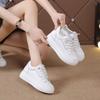 Женская обувь с внутренней высотой, белая женская обувь, новая весна 2025, женская спортивная модная повседневная обувь на мягкой подошве