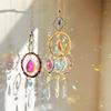 Dream Catcher Suncatcher Hanging Wind Chimes Crystal Prism Ball Crystal Pendant Window Car Hanging Garden Decoration