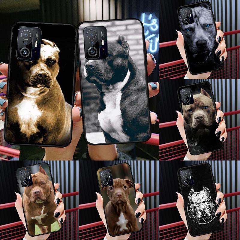Pitbull Dog Case For Xiaomi 13 14 Ultra 11T 12T 13T 14T Pro POCO X7 Pro X3 X5 X6 F3 F5 F6 M6 Pro Cover