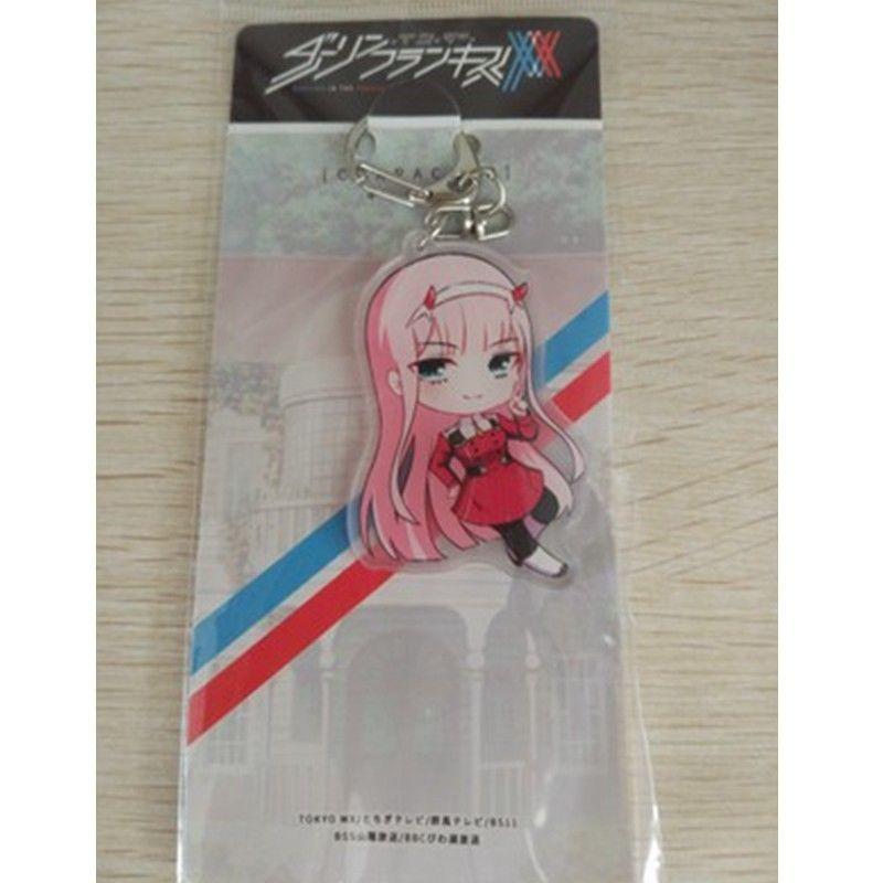 Брелок Ditf Darling In The Franxx Зеро Ту 002 Акриловый Брелок Вневременной Дизайн Идеально Подходит Для Коллекционеров И Фанатов