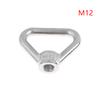 M8 M10 M12 M14 M16 M20 M24 304 Нержавеющая сталь Треугольная подъемная рым-гайка Трапециевидные резьбовые кольца Подходят для болтов с рукояткой