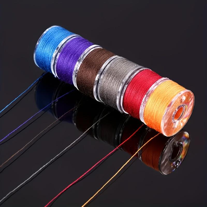 Pre-Wound Bobbins Thread Set for Hand,Machine Sewing,Portable Embroidery Sewing Supplies for Sewing Enthusiasts & Crafters for DIY Projects Embroidery