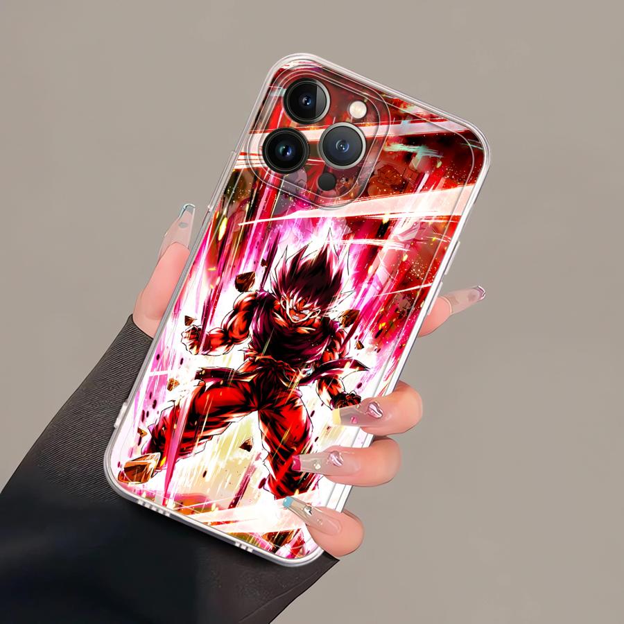 Case for iPhone 17 Pro Max XS Max 13 Pro 7 8 14 Plus XR 12 Mini 15 Air 16 11 Soft Phone Cover Dragon Ball Goku Talent