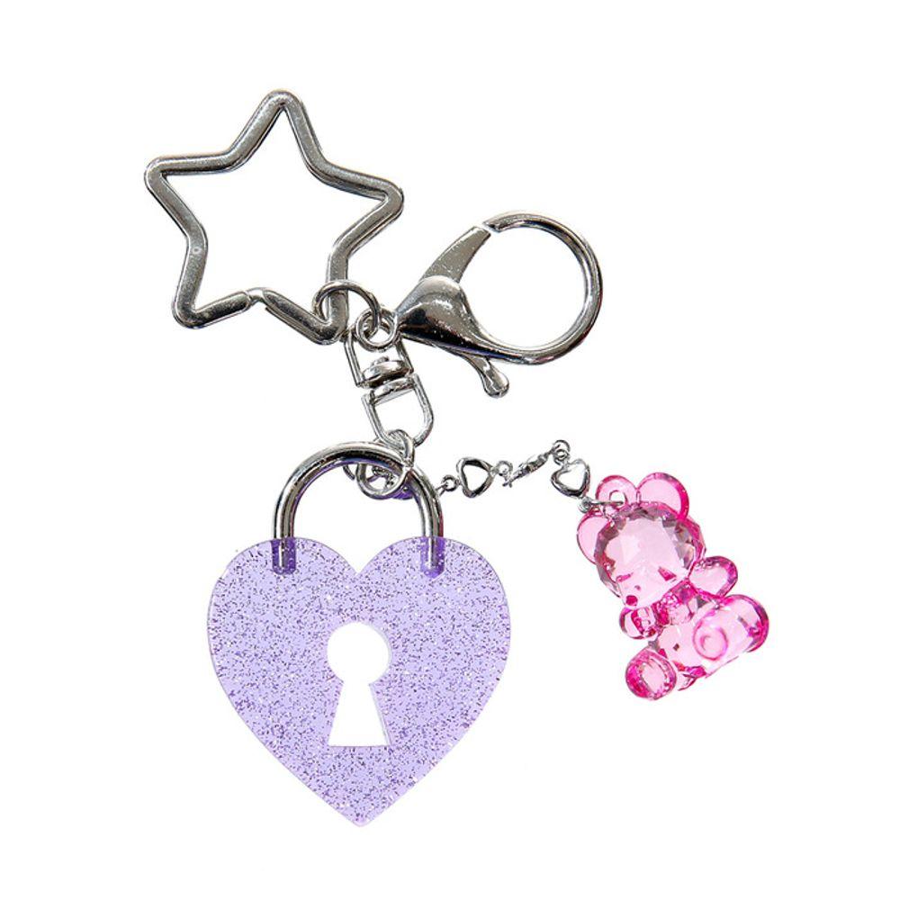 CLUT STUDIO 1 0 heart lock key ring