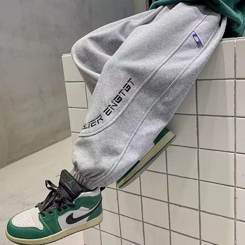 Брюки для мальчиков весна-лето-осень Брюки для детей и подростков Тонкие детские спортивные прямые брюки Модные брюки с тремя полосками Модные