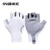 INBIKE Women's Cycling Gloves Summer Half-Finger Padded MTB Bicycle Gloves Shock-Absorbing Road Bike Accessories