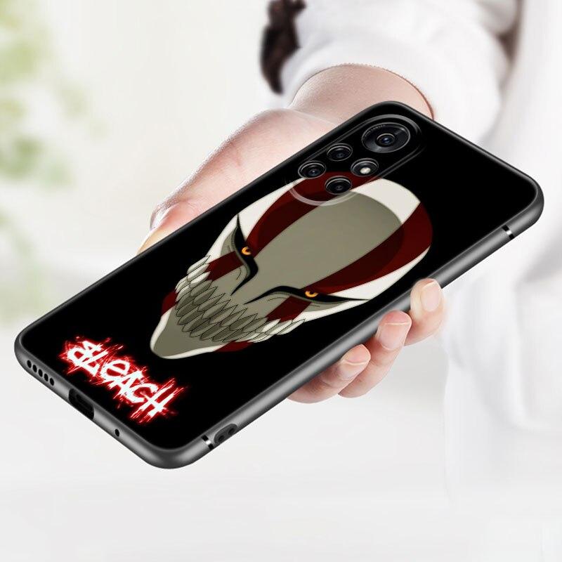 Чехол для телефона с аниме BLEACHS для Huawei Honor 60 50 SE 30S Mate 30 20 10 Lite 40 Nova 9 8 Pro Y60 8i 7i 7SE 5T, черный чехол премиум-класса