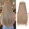 Женские длинные прямые волосы, парик, синтетическое высокотемпературное волокно, наращивание волос, зажим для вечеринки, повседневного использования