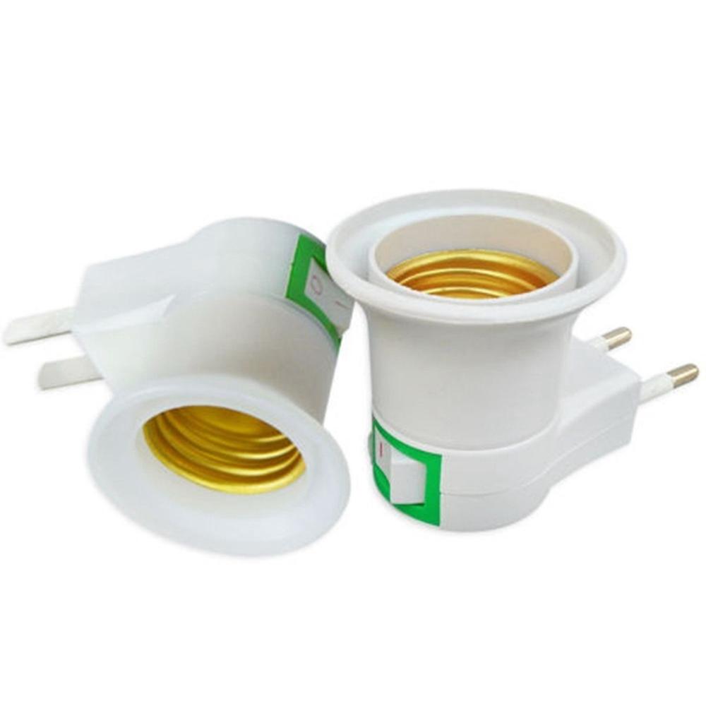 LED E27 Bulb Light Base Wall Lamp Light Socket Screw Converter Bulb Base Lamp Holder Socket Adapter