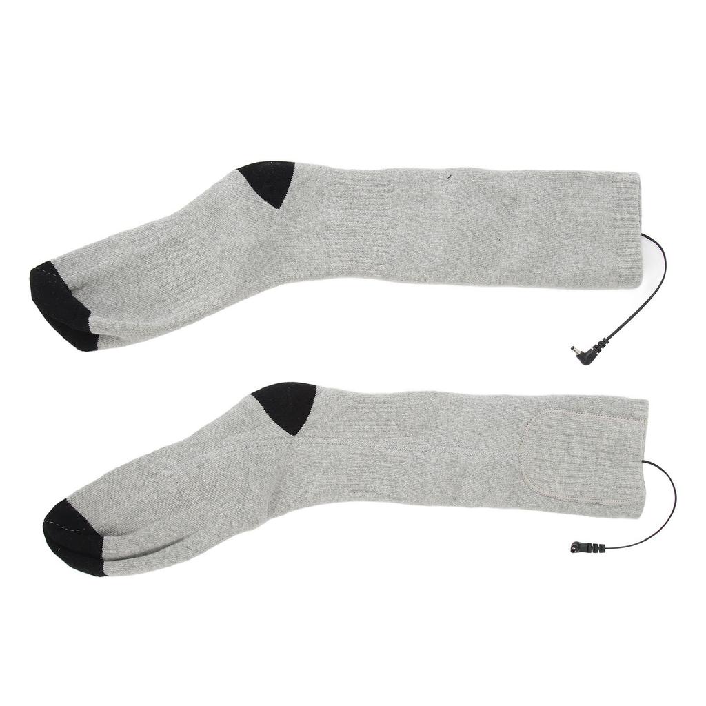 Electric Hting Socks Winter Thicken Cotton Cold Warm USB Plug in Electric Socks for Men Women