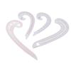 4Pcs Comma Curve Ruler Multifunction Combination Sewing Trimming Drawing Dressmaking Yardstick