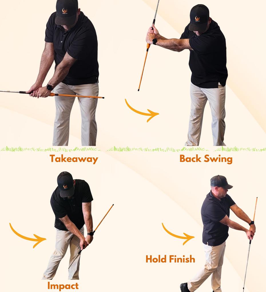 Клюшка удар гольф тренировочное пособие по замаху нескользящий