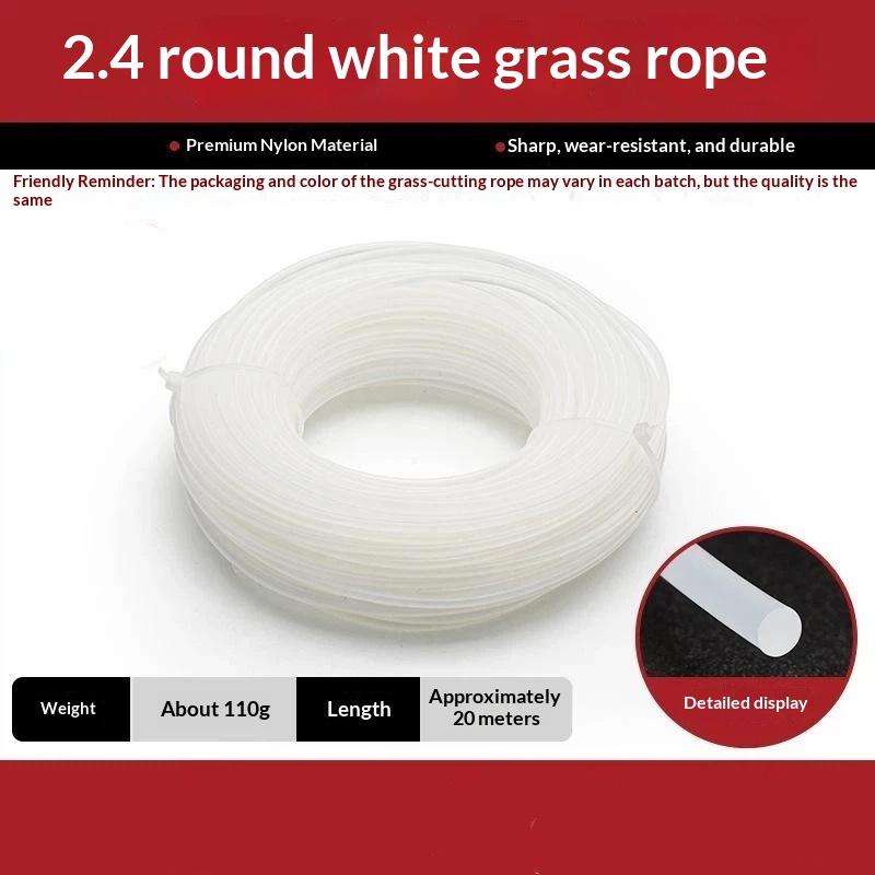 Heavy Duty Serrated Edge Trimmer Line Steel Inner Core Sharp Cutting Weed Wacker Accessory for Garden Lawn Yard Weeding