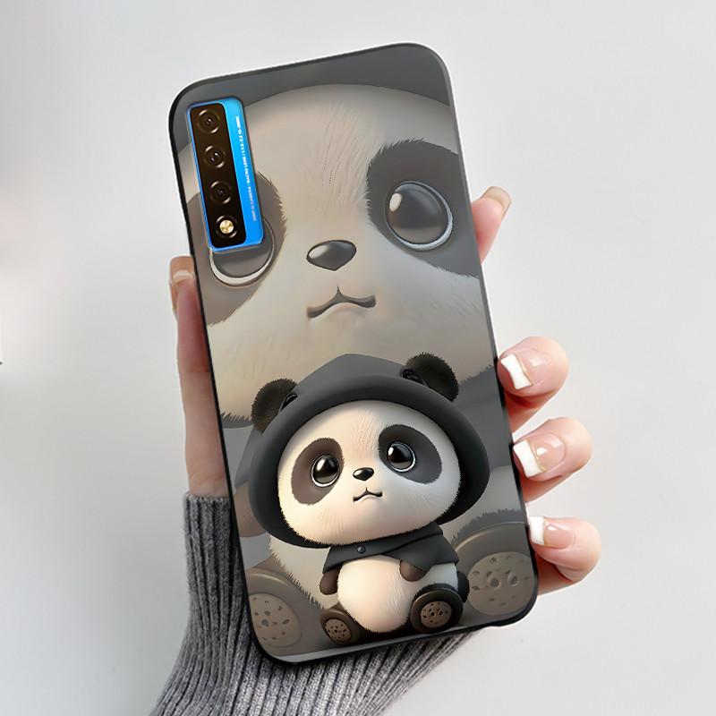 Чехол для TCL 20S 20L 20L+ 20 Pro 5G Роскошный Милый Кролик Любовь Забавный Черный Мягкий Силиконовый Чехол для Телефона для TCL20 20Pro 5G Задняя Крышка